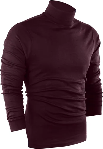 Vista 16 de Utopia Wear Turtleneck Men Slim Fit UPF 50+ Lightweight Pullover Sweater Long Sleeves Top