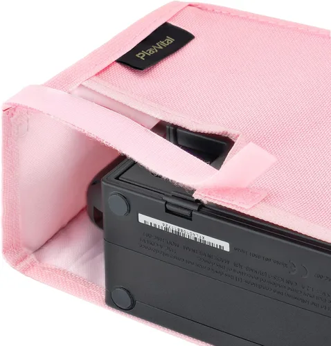 Vista 5 de PlayVital Cubierta antipolvo de nailon, forro suave y ordenado, funda impermeable antiarañazos para Nintendo Switch y Switch OLED Base de carga