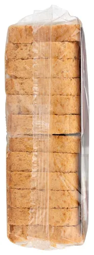 Vista 3 de Les Trois Petits Cochons - Mini tostadas orgánicas de trigo integral (2.8 onzas), paquete de 3