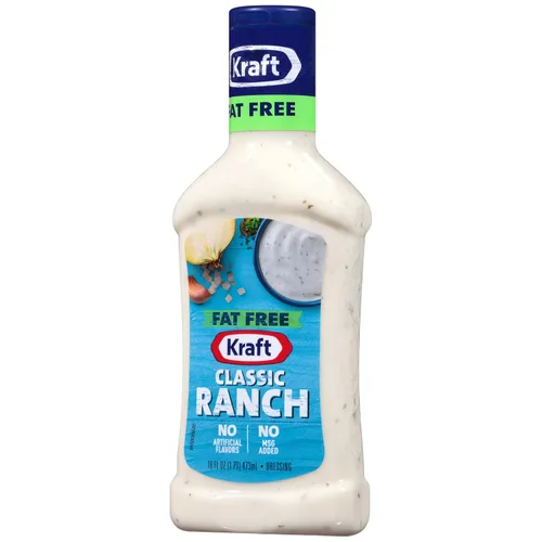 Vista 8 de Kraft Fat Free Classic Ranch Dressing (16 oz Bottles, Pack of 6)