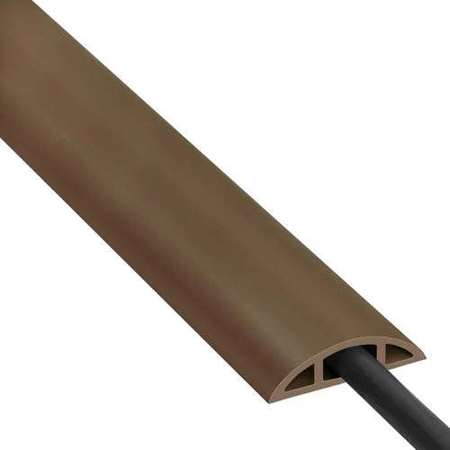 Vista 16 de ZhiYo 5ft Floor Cable Cover, Narrow Wire Protector for Corners, Black Negro