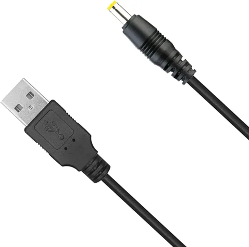Vista 2 de BestCH Cable de carga USB 5 V CC Cable de carga para computadora portátil Cable de alimentación Cable de alimentación para iS iSound GoSonic i Sound