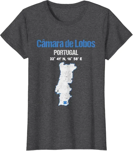 Vista 4 de Camiseta Câmara de Lobos Portugal City