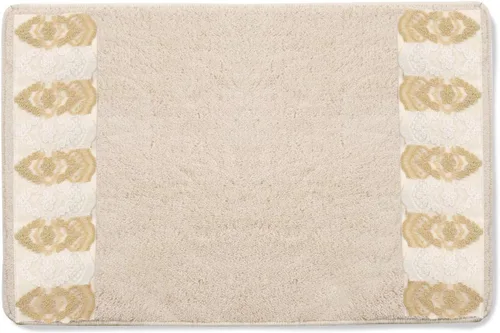 Vista 5 de Popular Bath Arabella - Cortina de ducha de lujo beige – Elegante decoración de baño, impermeable, resistente al moho, resistente a la decoloración