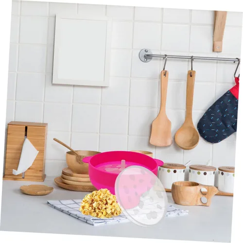 Vista 6 de 2 tapas de plástico plegables aptas para microondas, aptas para microondas, se adapta a tazones resistentes al calor, accesorio para evitar