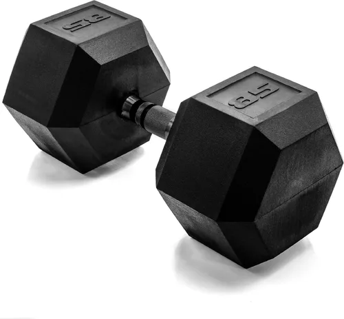 Vista 81 de CAP Barbell Peso de la mancuerna hexagonal recubierta, individual, 10-120 libras, múltiples opciones