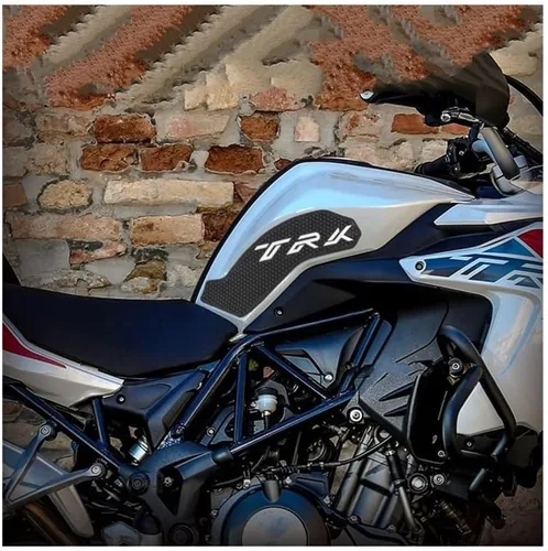 Vista 4 de Adhesivos de almohadilla de tanque para Benelli TRK502X TRK 502 X 2017-2021 Almohadilla de tanque de combustible lateral de motocicleta