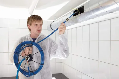 Vista 2 de Wohler Juego profesional de limpieza de aire comprimido Herramientas de limpieza de conductos para aplicaciones residenciales y comerciales