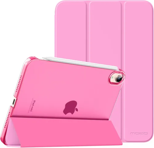 Vista 18 de MoKo Funda para iPad mini 7 (A17 Pro) Generación 2024, Funda para iPad mini 6 2021, Funda Protectora Delgada y Ligera de 8.3 Pulgadas con Carcasa