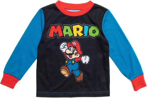 Vista 2 de Super Mario Nintendo Luigi Mario - Conjunto de pijama para niños pequeños