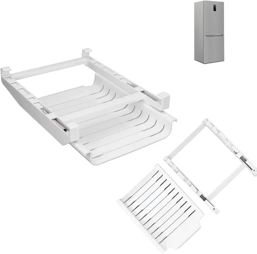 Vista 4 de Organizador para nevera, congelador, refrigerador, colgador de bolsa de refrigerador, bolsa colgante con cremallera, cajón de refrigerador, estante