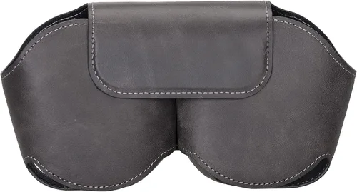 Vista 5 de HARDISTON Funda para AirPods Max, cuero genuino hecho a mano, fundas protectoras de cuero de alta calidad para los oídos, funda de transporte