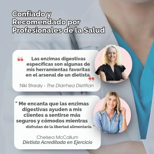 Vista 7 de Intoleran Fodmix (Quatrase 10,000) Digestive Enzymes Testpack - 6 Cápsulas