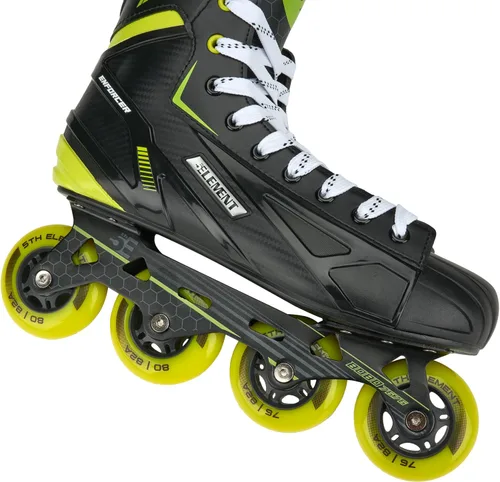 Vista 2 de 5th Element Enforcer Inline Roller Hockey Skate for Men Adult Street, Outdoor, Indoor Use, Roller Skating
