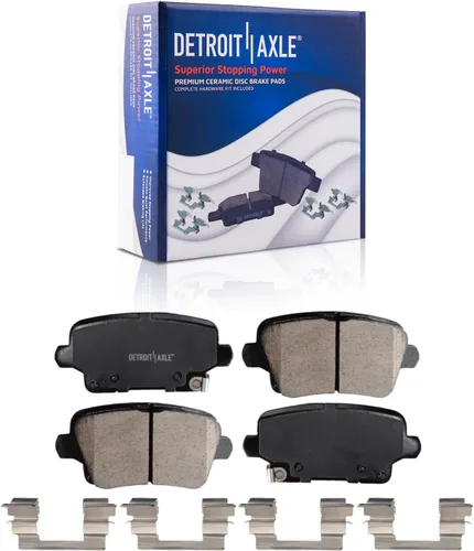 Vista 21 de Detroit Axle - Pastillas de freno para Dodge Ram 2500 3500 2003-2008, Ram 4000 2005-2008, 2004 2006 2007 Pastillas de freno de cerámica delanteras