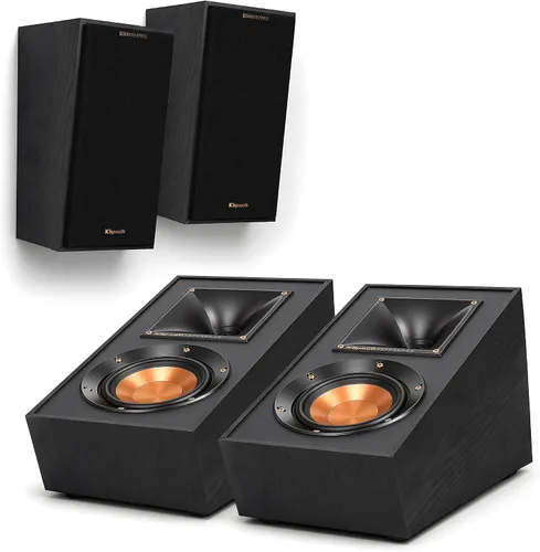 Vista 12 de Klipsch R-41SA - Juego de 2 altavoces potentes y detallados para el hogar, color negro