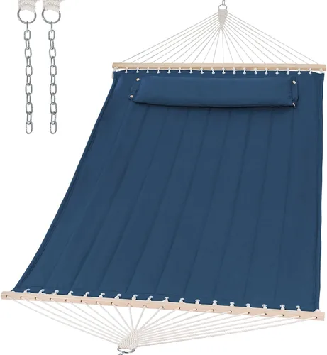 Vista 18 de SUNCREAT Hamaca de repuesto para soporte, capacidad de 475 libras, hamaca de patio trasero para dos personas para exterior, color beige