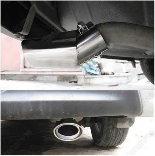 Vista 4 de Fit For OPEL Zafira 2000-2005,Exhaust Tips, chrome exaust tip, Stainless steel muffler tips, car exterior decoration