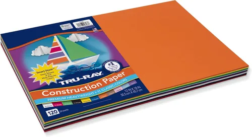 Vista 3 de Pacon Tru-Ray papel de construcción Smart Stack de colores surtidos, de 12 por 18 pulgadas, paquete de 120.