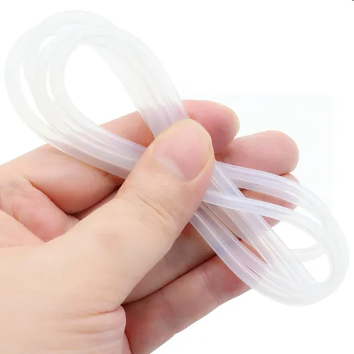Vista 4 de Tubo de Silicona 3/32"(2mm) DI x 5/32"(4mm) DE Transparente Flexible Tubo de Goma de Silicona Agua Aire Manguera Tubo Transparente