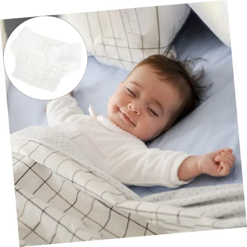 Vista 5 de Healeved Pañales de tela lavables para recién nacidos, talla S, pañales reutilizables para bebé con tela impermeable y transpirable, protección