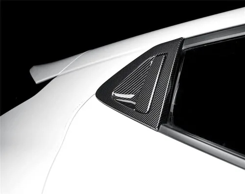Vista 2 de Juego de fundas para manija de puerta exterior de estilo negro de fibra de carbono compatible con accesorios automotrices Hyundai Veloster JS N Line