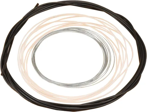 Vista 5 de Kit de cable de acelerador DIY para motocicleta, 16.4 ft, pezones, virolas para Pit Dirt Bike