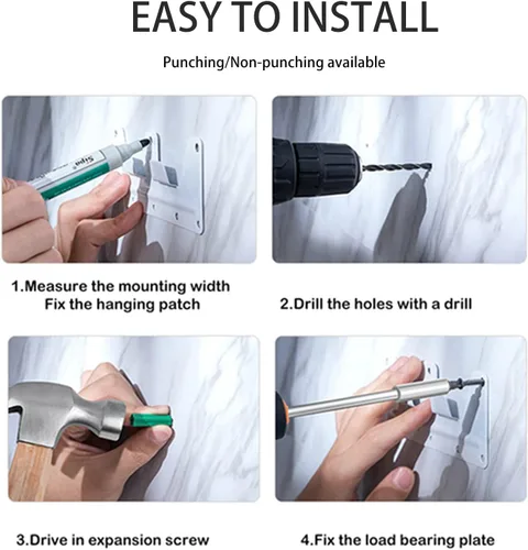 Vista 6 de Secador de manos para baño casero Cubierta ABS blanca Reducción de ruido Fácil instalación Enchufe para el hogar