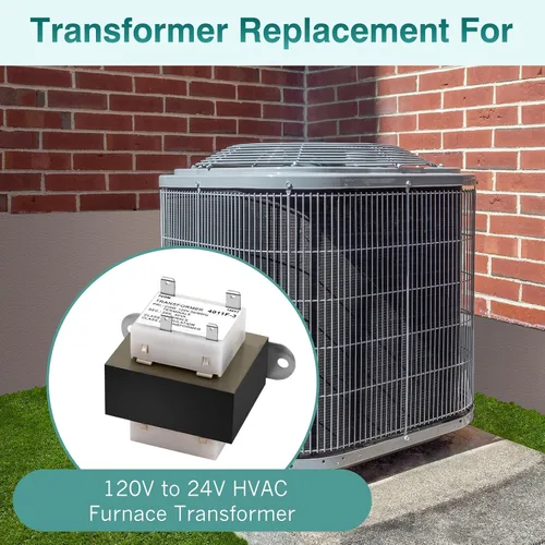 Vista 4 de 4011F-3 Transformador de 120 V a 24 V 40VA compatible con equipos de horno/HVAC, transformador de 24 voltios para horno HVAC 40VA