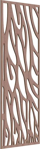 Vista 182 de 9 3/8"W x 24 3/8"H x 1/4"T Bristol Decorativos Paneles de Pared de Madera Calado, Cereza
