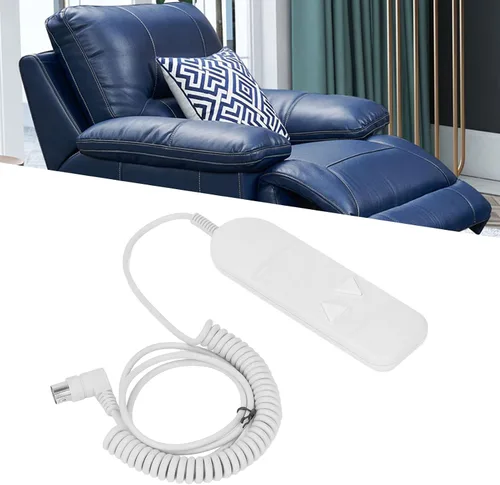 Vista 5 de Control de mano de silla, control remoto con 2 botones de conexión de 8 pines, sillas de conexión eléctrica reclinable auricular remoto reemplazo