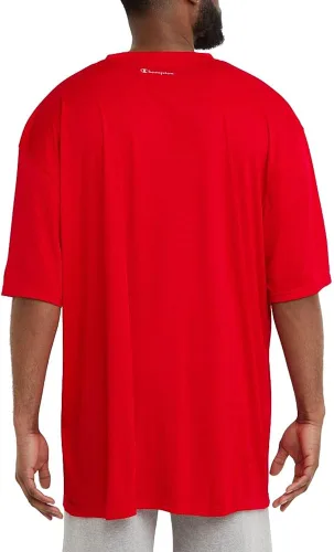 Vista 5 de Champion Camiseta deportiva de doble secado para hombre, camiseta de cuello redondo, camiseta de manga corta para hombre (regular o grande y alto)
