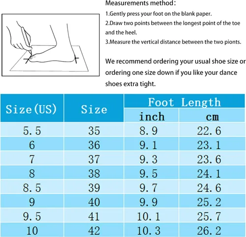 Vista 7 de RoseMoli Zapatos de baile latino para mujer, de satén, profesional, para sala de baile, salsa, práctica, rendimiento