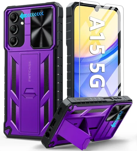 Vista 22 de FNTCASE for iPhone 11-Pro Phone Case: Military Grade Drop Proof Mobile Cover with Kickstand & Slide Rugged Shockproof Bumper Heavy Duty Protector