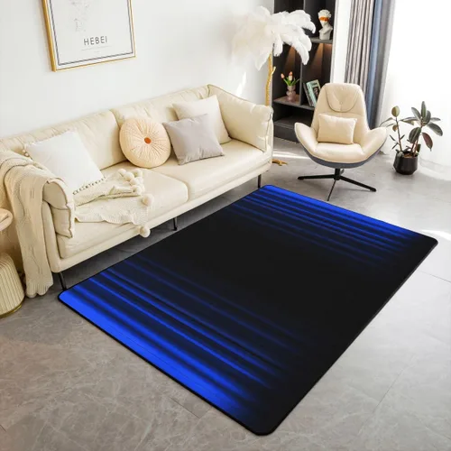 Vista 8 de jejeloiu Alfombra de área de hongos Kawaii de 4 x 5 pies para sala de estar, dormitorio, hongos salvajes, alfombra decorativa antideslizante