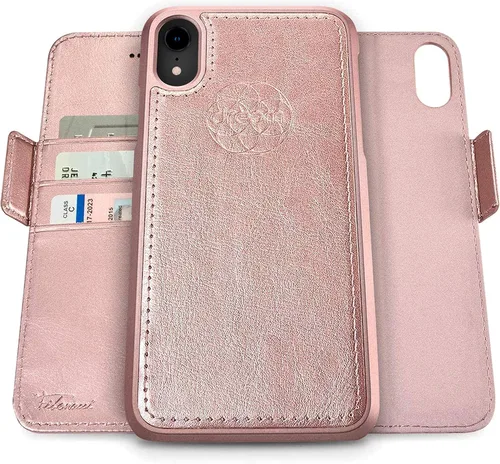 Vista 86 de Dreem - Funda y cartera Fibonacci 2 en 1 para iPhone Negro
