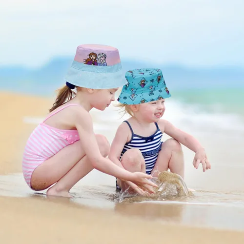 Vista 5 de Minnie Mouse - Sombrero de pescador para niños sombrero de cubo para verano sombrero de playa para bebé sombrero de sol para niños pequeños adorable