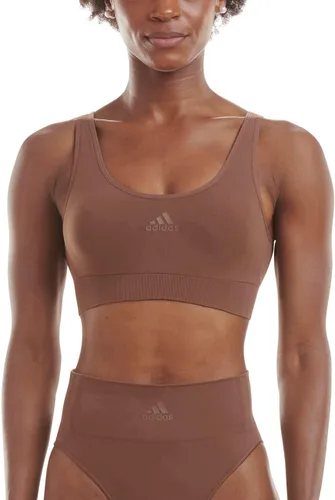 Vista 4 de adidas Womens Micro 720 Seamless Scoop Lounge Bra with Removable Cookies