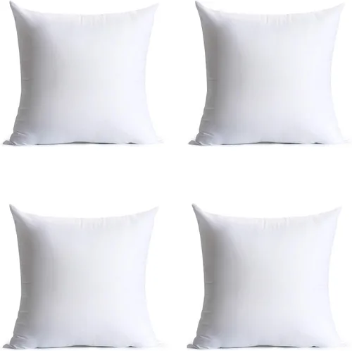 Vista 7 de Calibrate Timing - Paquete de 4 rellenos de almohada lumbar hipoalergénicos de 12 × 20 pulgadas – Rellenos de almohada de poliéster suave