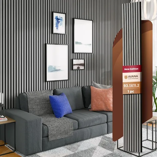 Vista 10 de Paquete de Muestras de Color de Paneles de Pared Acústicos Avana - Paneles de Madera Premium para Decoración de Paredes - Insonorización