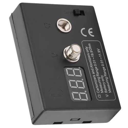 Vista 9 de Probador de resistencia de bobina, función de quema de cableado exacta Pequeño medidor de OHM de alambre de error para bricolaje