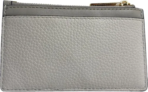 Vista 2 de Michael Kors Estuche para tarjetas con cremallera de viaje mediano, Crema Claro Multi