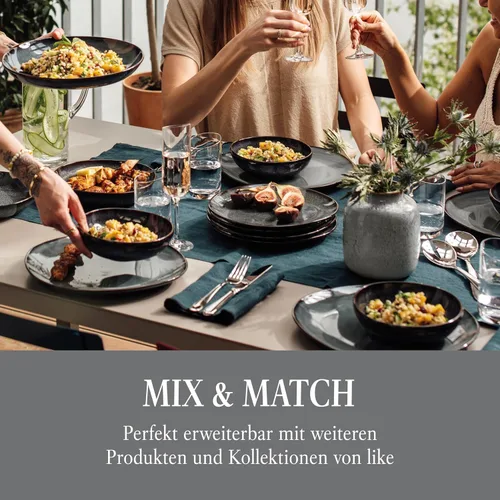Vista 5 de like. by Villeroy & Boch Plato de desayuno Lave Gris