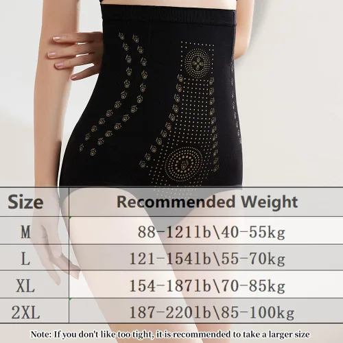 Vista 2 de Takezumi Moldeador único de restauración de fibra, iones de oxígeno negativo, ropa interior de cintura alta, traje de cuerpo para quemar grasa