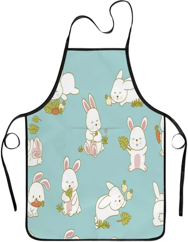 Vista 2 de Delantal infantil personalizado, delantal infantil personalizado para cocinar, hornear, jardinería, fiestas