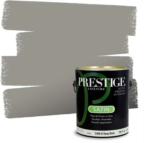 Vista 183 de PRESTIGE Paints - Pintura interior e imprimación en uno, 1 galón, cáscara de huevo, pimienta envejecida