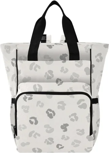 Vista 28 de Emelivor Bolsa de pañales con diseño de panal de abejas, con bolsillos aislados, bolsa organizadora de pañales para niños y niñas, unisex