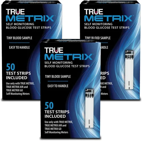 Vista 12 de TRUE METRIX Tiras de prueba de glucosa en sangre de autocontrol, 100 unidades (2 x 50) Blood Glucose Test Strips Compatible with TRUE METRIX Self