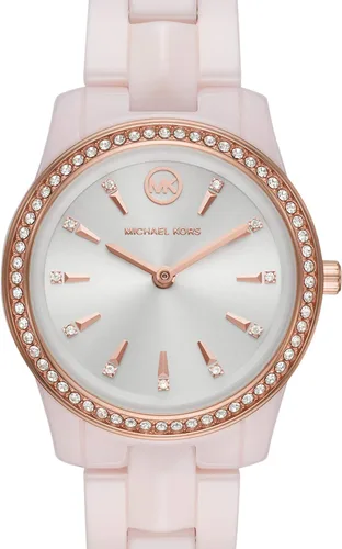 Vista 4 de Michael Kors Runway Mercer - Reloj de acero inoxidable de tres manecillas