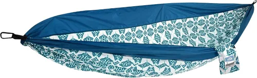 Vista 10 de Equip Hamaca ligera perfecta para mochileros y campamentos, soporta hasta 500 libras y patrones
